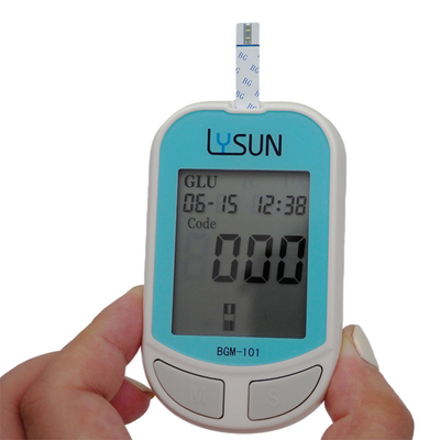 Practical Handheld Sugar Diabetes Monitoring Kit Digital Blood Glucose Meter Plastic Blood Health Care Quick Check