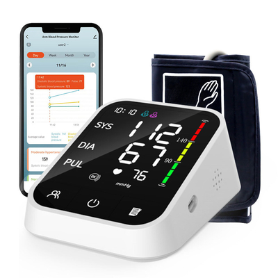 Tensiometro Digital BP Acrylic Portable Machine Sphygmomanometer Sphygmomanometer Cuff BP Monitor Blue Tooth Blood Pressure Monitor