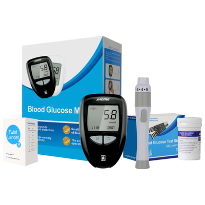 Full Automatic Blood Glucose Monitor System High Accuracy Portable Blood Glucose Test Strips