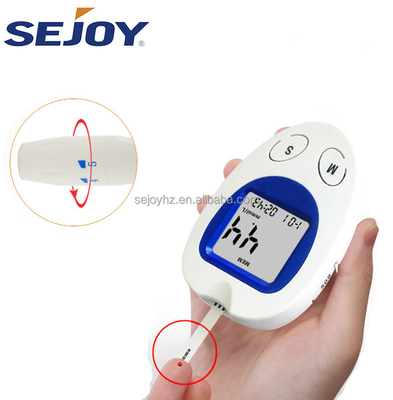 Portable Code Free Electronic Sugar Blood Glucose Meter Plastic Health Care