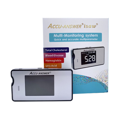 Home Simple 4 in 1 Multi-monitoring Total Cholesterol Hemoglobin Uric Acid Glucose Meter LBM-01