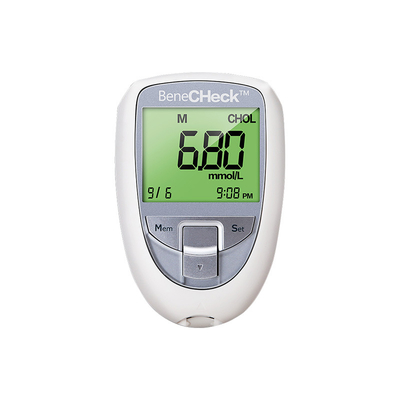Glucose Rapid Test Result Large Screen OEM One Touch Match Blood Glucose Testing Machine Portable Cholesterol Uric Acid Meter