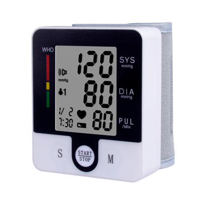 Electronic Metal Wrist Blood Pressure Machine BP Monitor