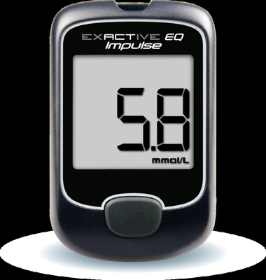 Plastic Digital Blood Glucose Meter For Elderly Home Care With Test Strips Blue Tooth Glucometer