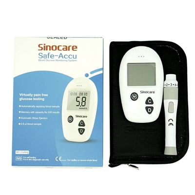 Safe-ACCU Family Glucometer Self-Use With Electrical Reliable Test Strips Quality Digital Blood Glucose