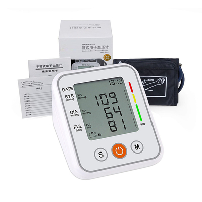 Plastic Electric Arm Blood Pressure Monitor Sphygmomanometer Digital BP Blood Pressure Monitor