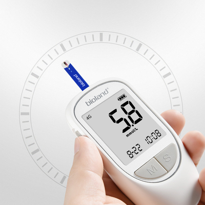 Strip Ejection Providing Glucose Solution Backlight Display Blood Glucose Meter